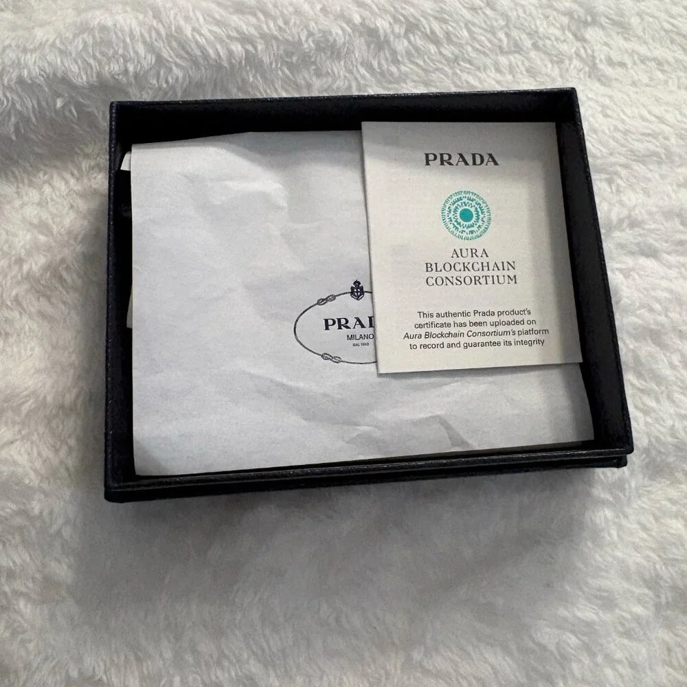 Prada Saffiano Leather Card Holder - Picture 8 of 8